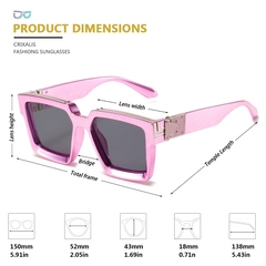 #109 - CRIXALIS Fashion Steampunk Sunglasses Women 21 Colors Luxury Brand Square Anti-glare Driving Sun Glasses zonnebril dames