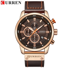 #03 - CURREN Fashion Date Quartz Men Watches Top Brand Luxury Male Clock Chronograph Sport Mens Wrist Watch Hodinky Relogio Masculino - loja online