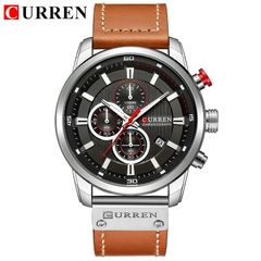 #03 - CURREN Fashion Date Quartz Men Watches Top Brand Luxury Male Clock Chronograph Sport Mens Wrist Watch Hodinky Relogio Masculino