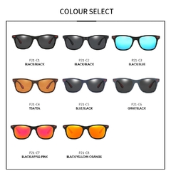 #106 - ZXWLYXGX Classic Polarized Sunglasses Men Women Brand Design Driving Square Frame Sun Glasses Male Goggle UV400 Gafas De Sol - comprar online