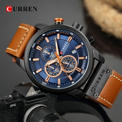 #03 - CURREN Fashion Date Quartz Men Watches Top Brand Luxury Male Clock Chronograph Sport Mens Wrist Watch Hodinky Relogio Masculino na internet