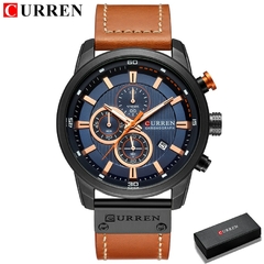 #03 - CURREN Fashion Date Quartz Men Watches Top Brand Luxury Male Clock Chronograph Sport Mens Wrist Watch Hodinky Relogio Masculino na internet