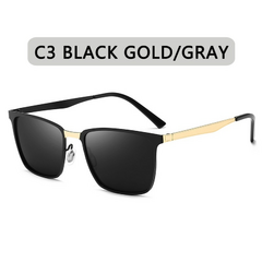 #105 - ZXWLYXGX Brand Design Classic Polarized Sunglasses Men Women Driving Square Frame Fashion Sun Glasses Male Goggle Gafas De Sol - comprar online