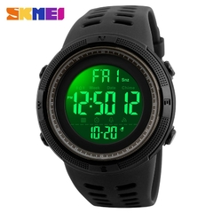 #05 - SKMEI Brand Men Sports Watches Fashion Chronos Countdown Waterproof LED Digital Watch Man Military Wrist Watch Relogio Masculino - comprar online