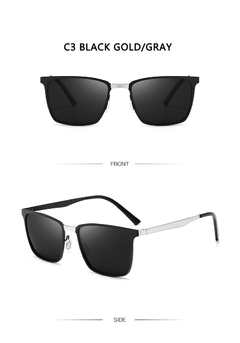 #105 - ZXWLYXGX Brand Design Classic Polarized Sunglasses Men Women Driving Square Frame Fashion Sun Glasses Male Goggle Gafas De Sol