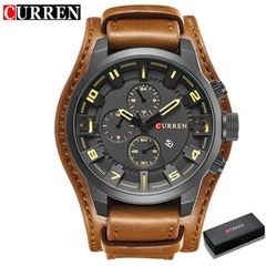 Imagem do #08 - CURREN Men's Watches Top Brand Luxury Fashion&Casual Business Quartz Watch Date Waterproof Wristwatch Hodinky Relogio Masculino - FRETE GRÁTIS TODO BRASIL.