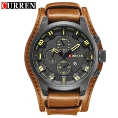 #08 - CURREN Men's Watches Top Brand Luxury Fashion&Casual Business Quartz Watch Date Waterproof Wristwatch Hodinky Relogio Masculino - FRETE GRÁTIS TODO BRASIL. na internet