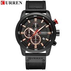 #03 - CURREN Fashion Date Quartz Men Watches Top Brand Luxury Male Clock Chronograph Sport Mens Wrist Watch Hodinky Relogio Masculino - Petiscas da Shopee