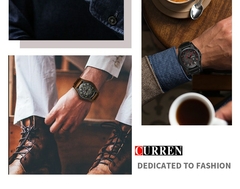 #08 - CURREN Men's Watches Top Brand Luxury Fashion&Casual Business Quartz Watch Date Waterproof Wristwatch Hodinky Relogio Masculino - FRETE GRÁTIS TODO BRASIL. - loja online