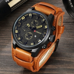 #08 - CURREN Men's Watches Top Brand Luxury Fashion&Casual Business Quartz Watch Date Waterproof Wristwatch Hodinky Relogio Masculino - FRETE GRÁTIS TODO BRASIL. - comprar online