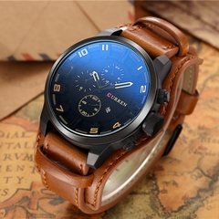 Imagem do #08 - CURREN Men's Watches Top Brand Luxury Fashion&Casual Business Quartz Watch Date Waterproof Wristwatch Hodinky Relogio Masculino - FRETE GRÁTIS TODO BRASIL.