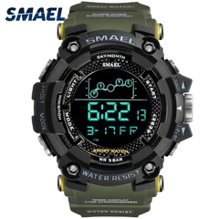 Imagem do #06 - Mens Watch Military Water resistant SMAEL Sport watch Army led Digital wrist Stopwatches for male 1802 relogio masculino Watches