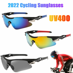 #112 - 2022 New Outdoor Cycling Eyewear Sunglasses Bike Bicycle Riding Glasses UV400 Windproof Sports Sunglasses Goggles For Men Women na internet