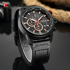 #03 - CURREN Fashion Date Quartz Men Watches Top Brand Luxury Male Clock Chronograph Sport Mens Wrist Watch Hodinky Relogio Masculino