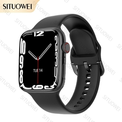 2022 NFC Smart Watch Men Women Smartwatch Door Access Unlock Custom Watch Face Bluetooth Call Wireless Charging Fitness Bracelet na internet