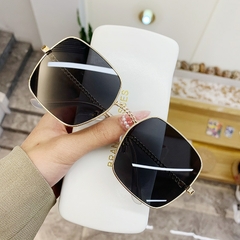 Imagem do #108 - 2022 New Fashion Classic Oversize Sunglasses Women Brand Designer Metal Big Frame Luxury Shades Sun Glasses Eyewear Gafas UV400