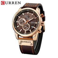 #03 - CURREN Fashion Date Quartz Men Watches Top Brand Luxury Male Clock Chronograph Sport Mens Wrist Watch Hodinky Relogio Masculino