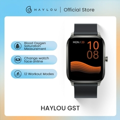 #01 - HAYLOU GST Smart Watch Men Women Watch Blood Oxygen Heart Rate Sleep Monitor 12 Sport Models Custom Watch Face Global Version