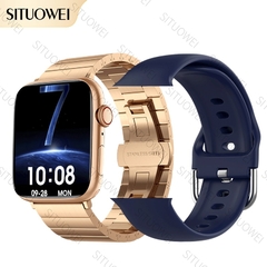 2022 NFC Smart Watch Men Women Smartwatch Door Access Unlock Custom Watch Face Bluetooth Call Wireless Charging Fitness Bracelet