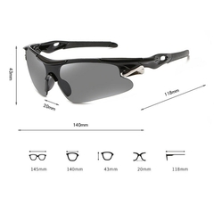 #112 - 2022 New Outdoor Cycling Eyewear Sunglasses Bike Bicycle Riding Glasses UV400 Windproof Sports Sunglasses Goggles For Men Women - Petiscas da Shopee