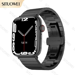 2022 NFC Smart Watch Men Women Smartwatch Door Access Unlock Custom Watch Face Bluetooth Call Wireless Charging Fitness Bracelet - comprar online