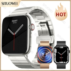 2022 NFC Smart Watch Men Women Smartwatch Door Access Unlock Custom Watch Face Bluetooth Call Wireless Charging Fitness Bracelet - comprar online