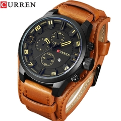 #08 - CURREN Men's Watches Top Brand Luxury Fashion&Casual Business Quartz Watch Date Waterproof Wristwatch Hodinky Relogio Masculino - FRETE GRÁTIS TODO BRASIL.