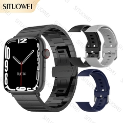 2022 NFC Smart Watch Men Women Smartwatch Door Access Unlock Custom Watch Face Bluetooth Call Wireless Charging Fitness Bracelet