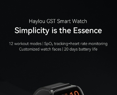 #01 - HAYLOU GST Smart Watch Men Women Watch Blood Oxygen Heart Rate Sleep Monitor 12 Sport Models Custom Watch Face Global Version na internet