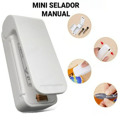 Mini Selador de Sacola Manual - Mini Manual Bag Sealer