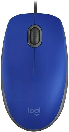 Logitech Mouse M110 Silent Azul Alámbrico - comprar en línea