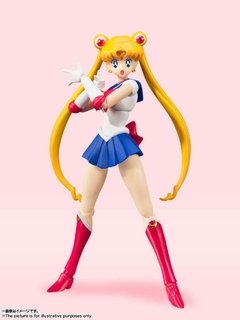 TAMASHII NATIONS Sailor Moon - Edición de color animación - Pretty Guardian Sailor Moon S.H. Figuarts - wildraptor videojuegos