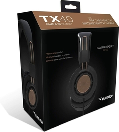 VoltEdge TX40 Headset negro con dorado