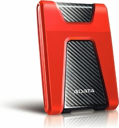 ADATA Disco Duro Externo HDD HD650, 2 TB, Rojo USB 3.1,Contra Polvo y Salpicaduras - comprar en línea