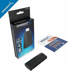SABRENT SuperSpeed - Lector de tarjetas de memoria flash USB 3.0