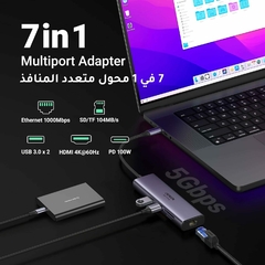 UGREEN Revodok 107 USB C Hub 7-in-1 with HDMI - comprar en línea