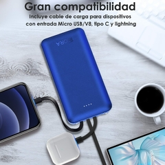 1 Hora Power Bank GAR159 20000mAh, Banco de Energía Batería Portátil con 4Cables Incorporados en internet