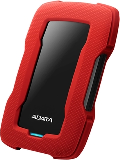 ADATA Disco Duro Externo HDD HD330, 1 TB, Rojo USB 3.1,Contra Polvo y Salpicaduras - comprar en línea