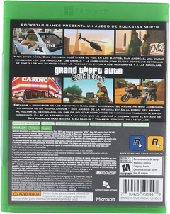 Grand Theft Auto: San Andreas - Xbox One/360 - Standard Edition - comprar en línea