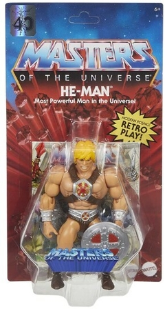 Masters of the Universe He-Man Juguete para niños a Partir de 6 años con más de 16 Puntos de articulación, Incluye Mini Comic