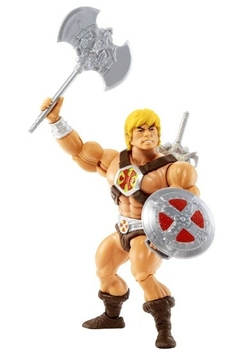 Masters of the Universe He-Man Juguete para niños a Partir de 6 años con más de 16 Puntos de articulación, Incluye Mini Comic - wildraptor videojuegos