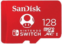 Tarjeta SanDisk 128GB microSDXC UHS-I para Nintendo Switch - SDSQXBO-128G-AWCZA