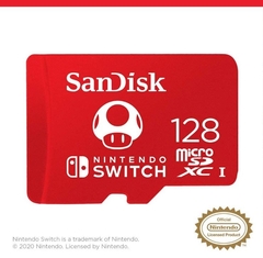 Tarjeta SanDisk 128GB microSDXC UHS-I para Nintendo Switch - SDSQXBO-128G-AWCZA - comprar en línea