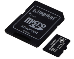 Kingston MicroSDHC Select Plus 32GB (Con Adaptador a SD) Clase 10, UHS-I, U1, V10 Lectura: 100MB/s (SDCS2/32GB) - tienda en línea