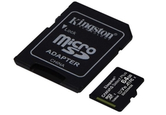 Kingston MicroSDXC Select Plus 64GB (Con Adaptador a SD) Clase 10, UHS-I, U1, V10 Lectura: 100MB/s (SDCS2/64GB) en internet