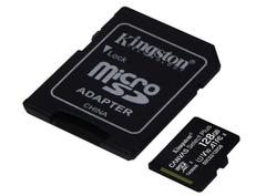 Kingston MicroSDXC Select Plus 128GB (Con Adaptador a SD) Clase 10, UHS-I, U1, V10 Lectura: 100MB/s (SDCS2/128GB) - tienda en línea