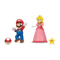 Figuras Mario & Peach Super Mario Jakks Pacific - comprar en línea