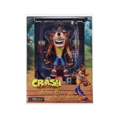 Figura de acción NECA Crash Bandicoot -Deluxe Crash con Jet Board