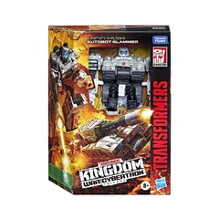 Figura de acción Transformers Toys Generations War for Cybertron: Kingdom Deluxe WFC-K33 Autobot Slammer