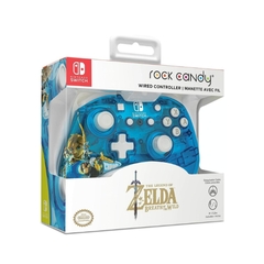 Rock Candy Wired Controller: Berry Brave Link - Nintendo Switch